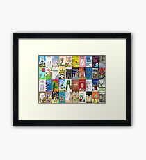 Children Picture Book Covers Framed Print