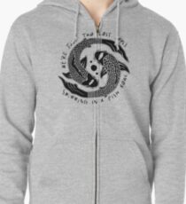 Pink Floyd Quote Zipped Hoodie