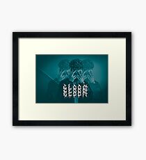 GLOOM x3. Framed Print