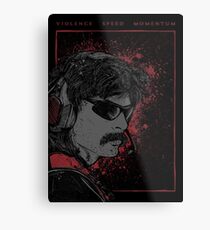 Dr Disrepect Speed Violence Momentum Metal Print