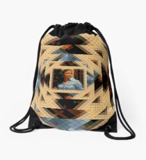 lady in the Quadragon Drawstring Bag