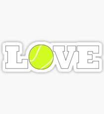 Tennis-Liebes-Grafik für Tennis-Liebhaber Sticker