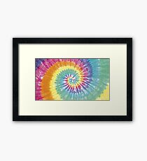 Tie Dye Framed Print