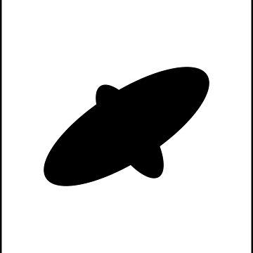 Artwork thumbnail, GIMBAL UFO / UAP Graphic (Black) by ToInfinity