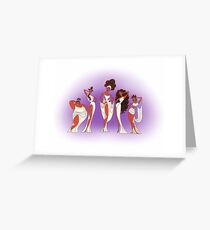 The Singing Muses Greeting Card