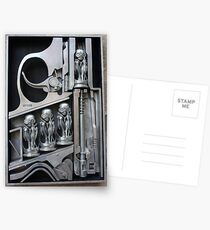 H. R. Giger Museum - Entrance Statue. Gruyeres, Switzerland Postcards