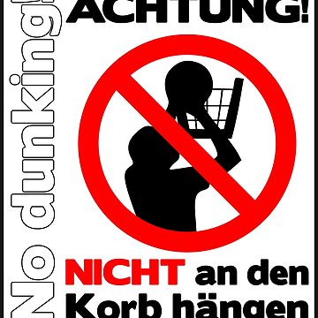 No dunking Clearance