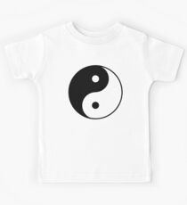 Asian Yin Yang Symbol Kids Tee