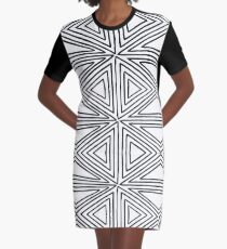 structure, framework, pattern, composition, frame, texture Graphic T-Shirt Dress