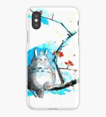 sumi-e totoro iPhone Case/Skin