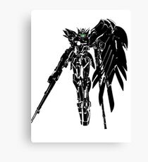 Wing Gundam-Green Glow Canvas Print