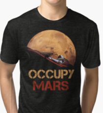 Occupy Mars Spacex Starman Tri-blend T-Shirt