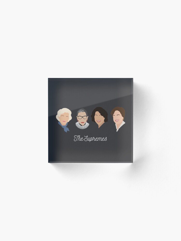 Alternate view of The Supremes Acrylic Block