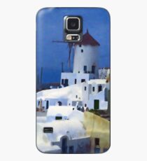 symphony in white and blue Case/Skin for Samsung Galaxy