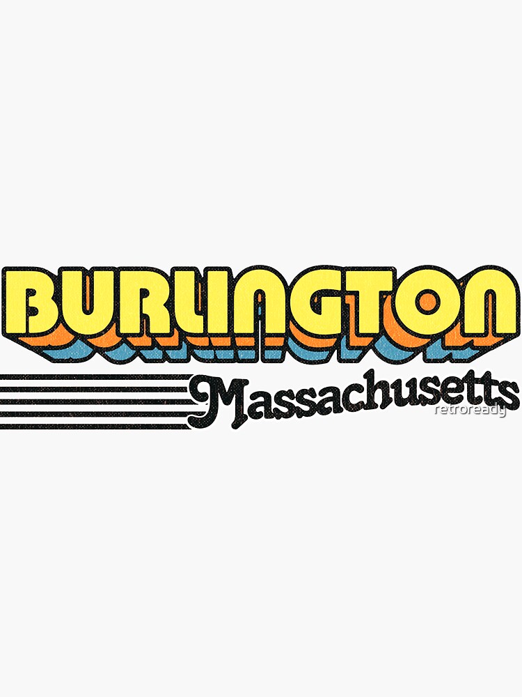 Burlington, Massachusetts | Retro Stripes by retroready