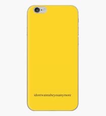 Billie Eilish idontwannabeyouranymore iPhone Case