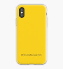 Billie Eilish idontwannabeyouranymore iPhone Case