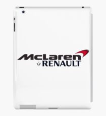mclaren, renault iPad Case/Skin