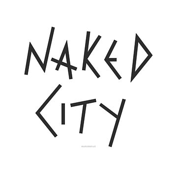Artwork thumbnail, Naked City (Black on White) by StudioDestruct