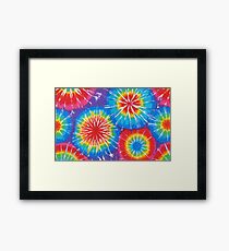 Colorful Tie Dye Framed Print