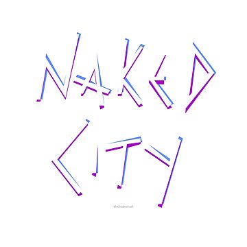 Artwork thumbnail, Naked City (Color on White) by StudioDestruct