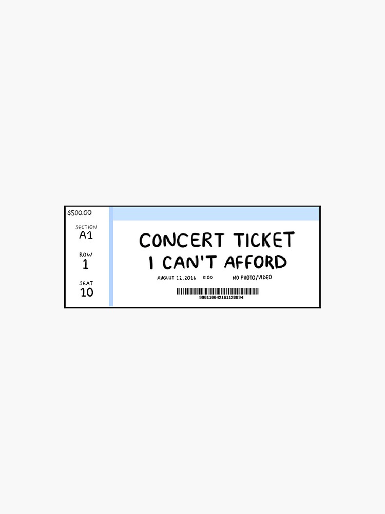 Concert Ticket by uyuchu