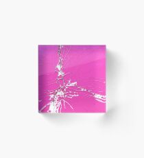 Shocking Pink Acrylic Block