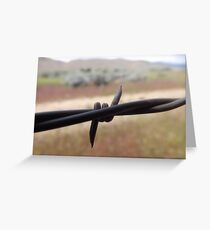 Don't Fence Me In Greeting Card