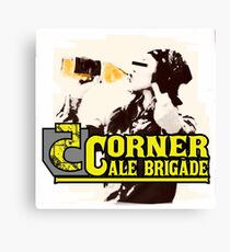 5 corner ale brigade 40 Canvas Print