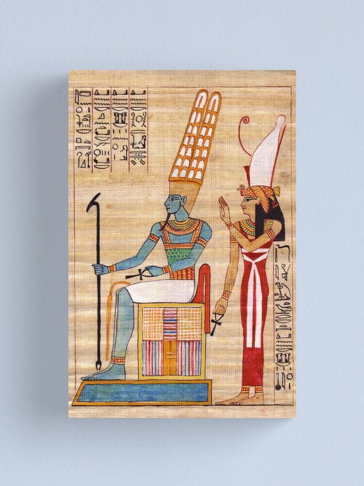 Alternate view of Amun & Mut Receive offerings Canvas Print
