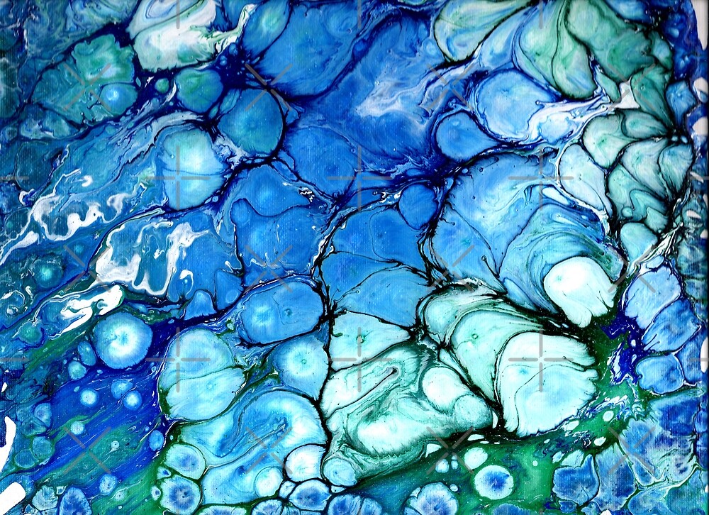 Blue Bubbles by Rosemary Stanley