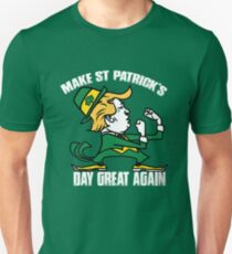 Trump Make St Patricks Day Great Again Shirt - funny Irish tshirt trump shirts Unisex T-Shirt