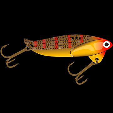 Blade Bait Fishing Lure - Perch Pattern Magnet for Sale by BlueSkyTheory