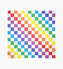Checkered Rainbow Scarf