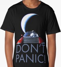 Spacex Starman DON'T PANIC Long T-Shirt