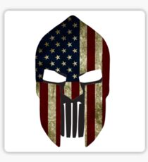 American Skull Sticker
