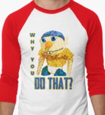 WARUM TUST DU DAS? Baseballshirt mit 3/4-Arm