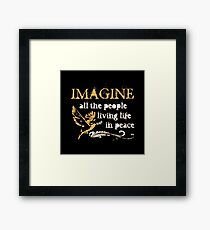 Imagine Framed Print