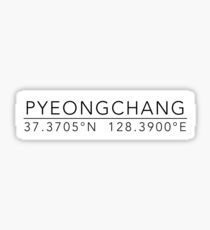 pyeongchang Sticker
