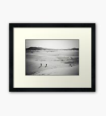 The journey of a thousand miles Framed Print
