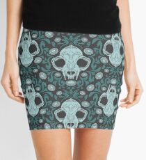 Damascats - Teal Mini Skirt
