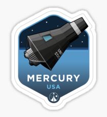 Space Race Serie - MERCURY Sticker