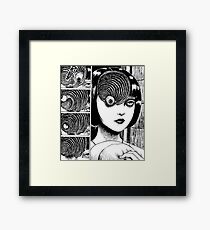 Junji Ito Uzamaki Framed Print