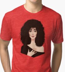 Lady in Black Tri-blend T-Shirt