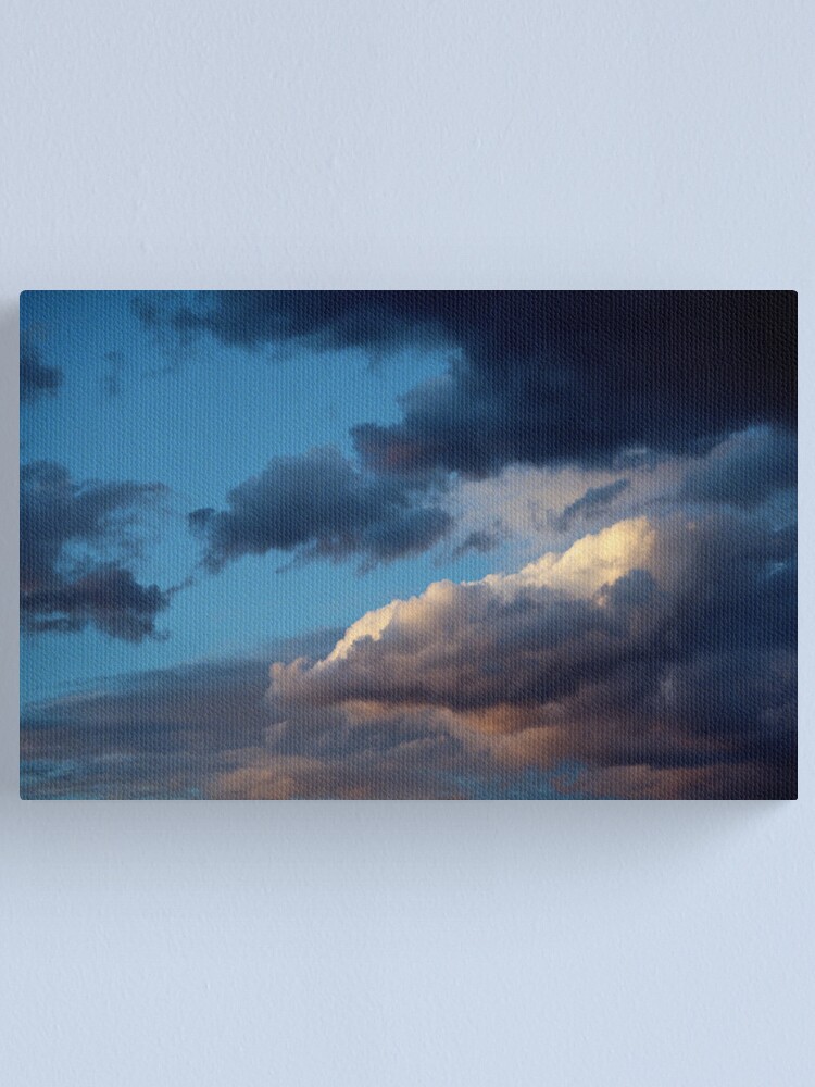 Alternate view of Evening sky at Sunnbüel Canvas Print