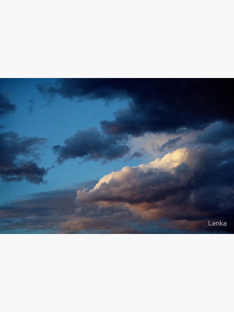 Evening sky at Sunnbüel by Lenka