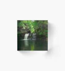 Blue Hole Falls Acrylic Block