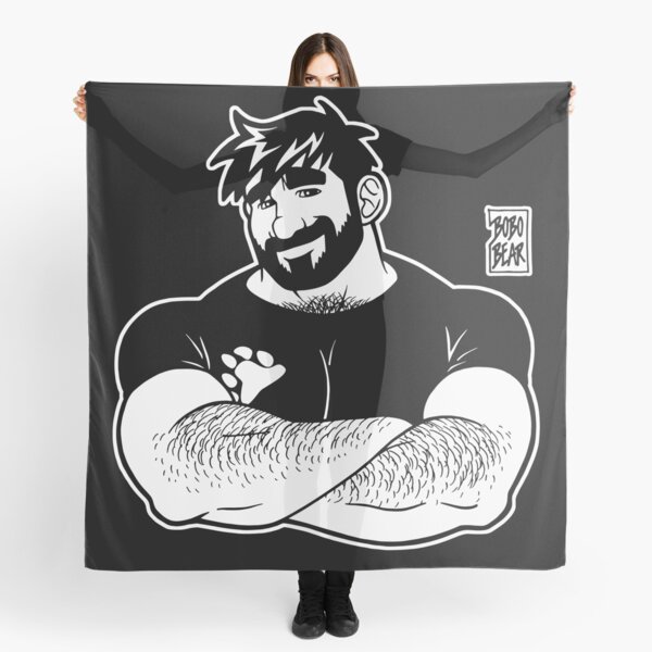 ADAM LIKES CROSSING ARMS - LINEART Scarf