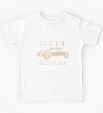 Hot Rod Street Classic Custom Retro Car Enthusiast Kids Tee