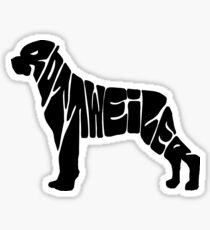 Rottweiler Love Sticker